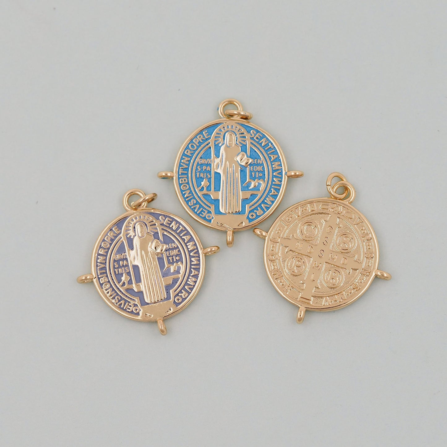 Gold Jesus Charms,18K Gold Filled Pendant,Jesus Charm Bracelet Necklace for DIY Jewelry Making Supply