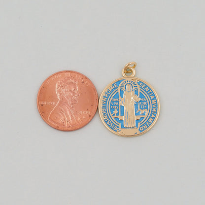 Gold Jesus Charms,18K Gold Filled Pendant,Jesus Charm Bracelet Necklace for DIY Jewelry Making Supply