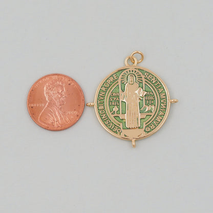Gold Jesus Charms,18K Gold Filled Pendant,Jesus Charm Bracelet Necklace for DIY Jewelry Making Supply