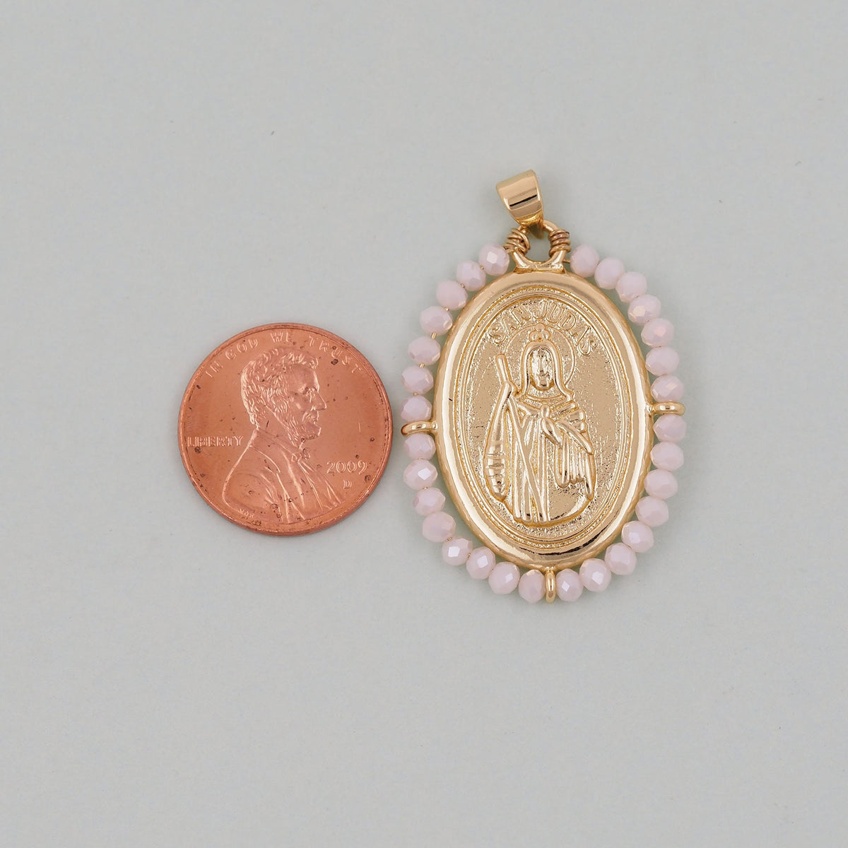 Gold  Jesus Carms,18K Gold Filled crystal Jesus Pendant,Jesus Charm Bracelet Necklace for DIY Jewelry Making Supply