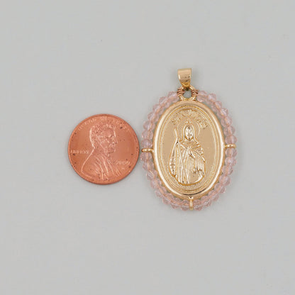Gold  Jesus Carms,18K Gold Filled crystal Jesus Pendant,Jesus Charm Bracelet Necklace for DIY Jewelry Making Supply
