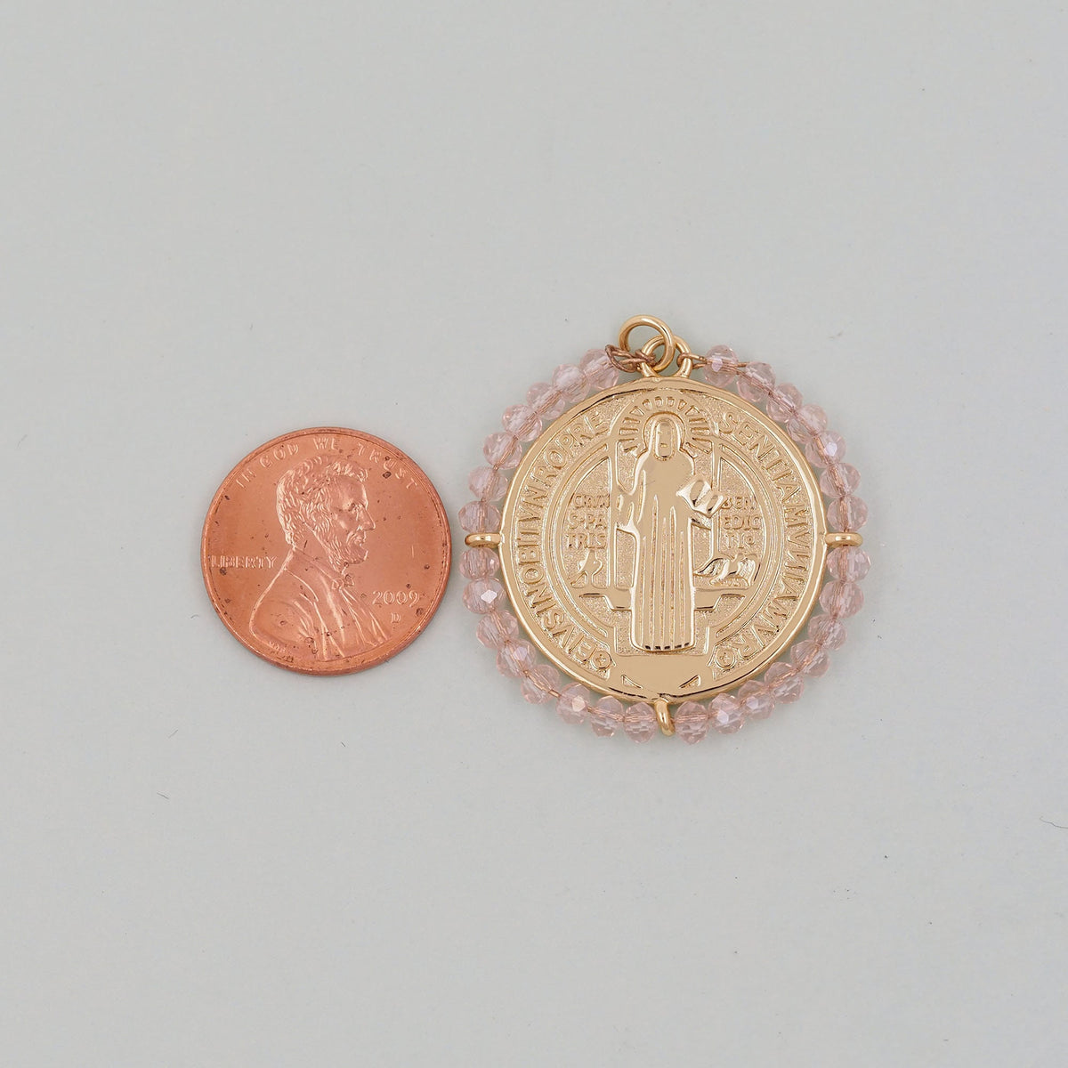 Gold Benedict Charms,18K Gold Filled Crystal Benedict Pendant,Benedict Charm Bracelet Necklace for DIY Jewelry Making Supply
