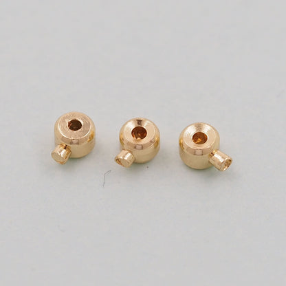 18K Gold Filled Jewelry Beads 1 mm for Jewelry Making