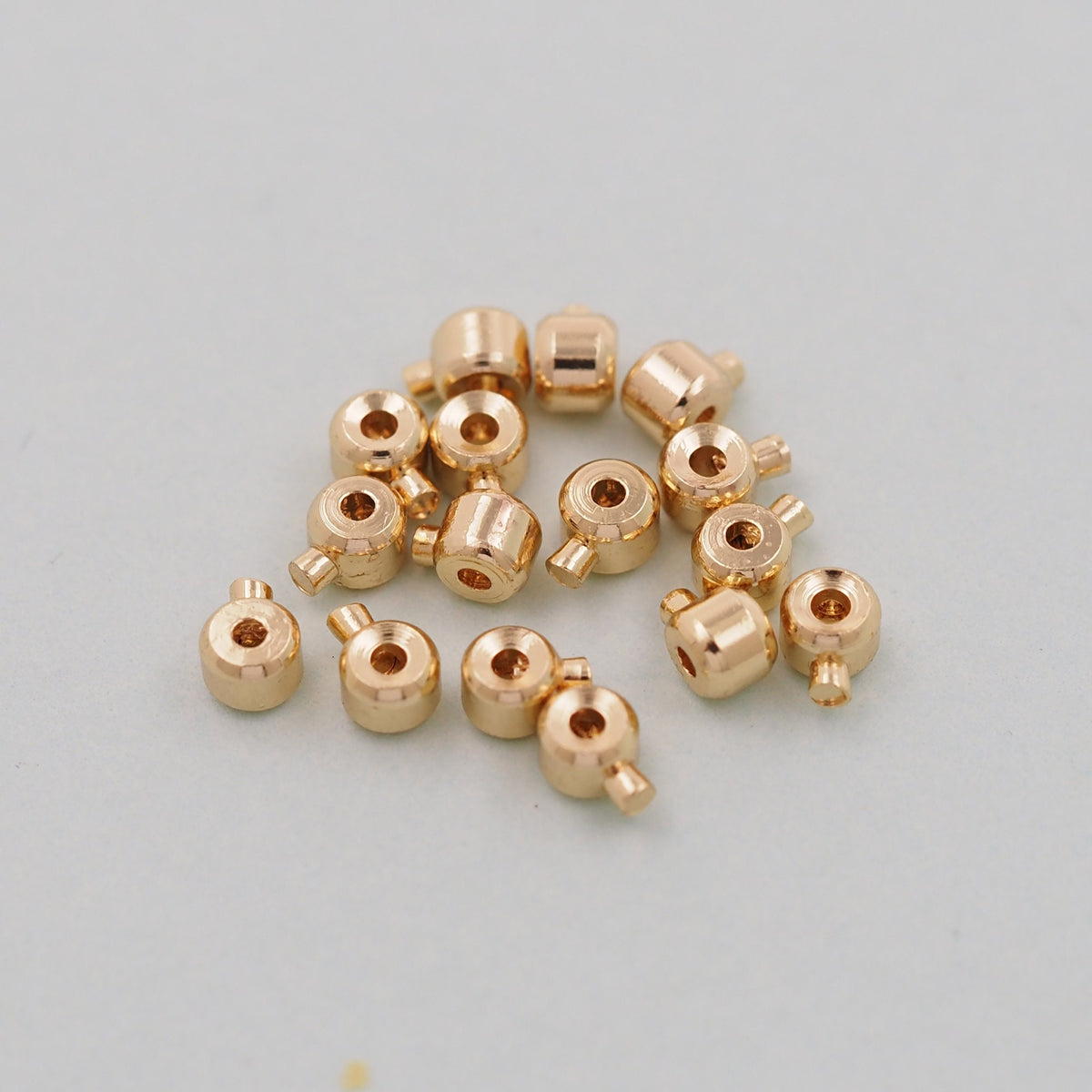 18K Gold Filled Jewelry Beads 1 mm for Jewelry Making