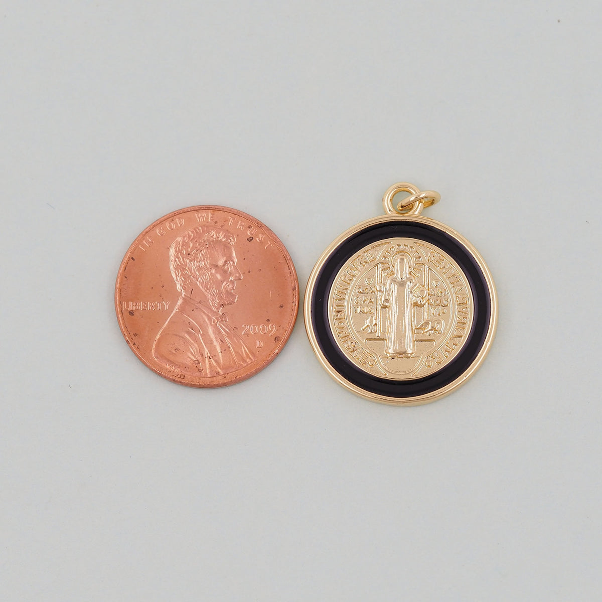 18K Gold Filled Cross Charm Pendant for Jewelry Making
