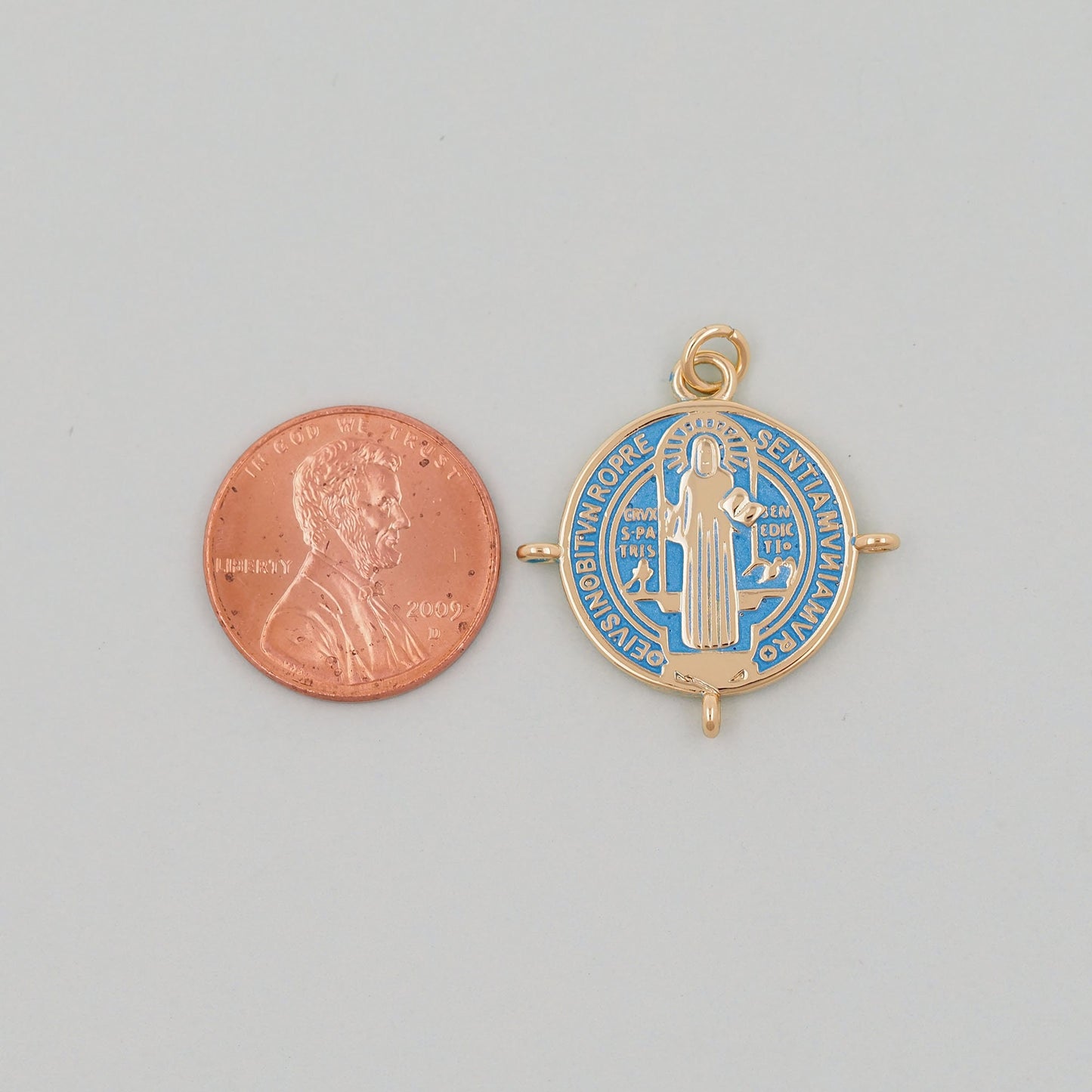 Gold Jesus Charms,18K Gold Filled Pendant,Jesus Charm Bracelet Necklace for DIY Jewelry Making Supply