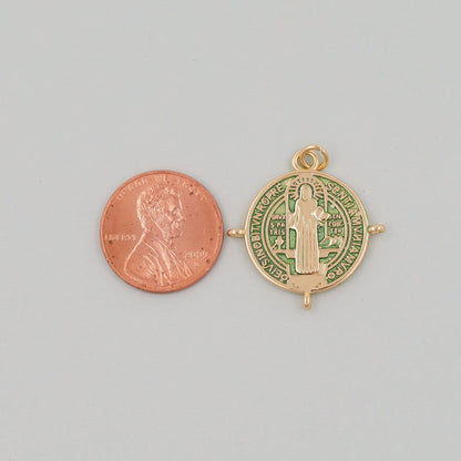 Gold Jesus Charms,18K Gold Filled Pendant,Jesus Charm Bracelet Necklace for DIY Jewelry Making Supply