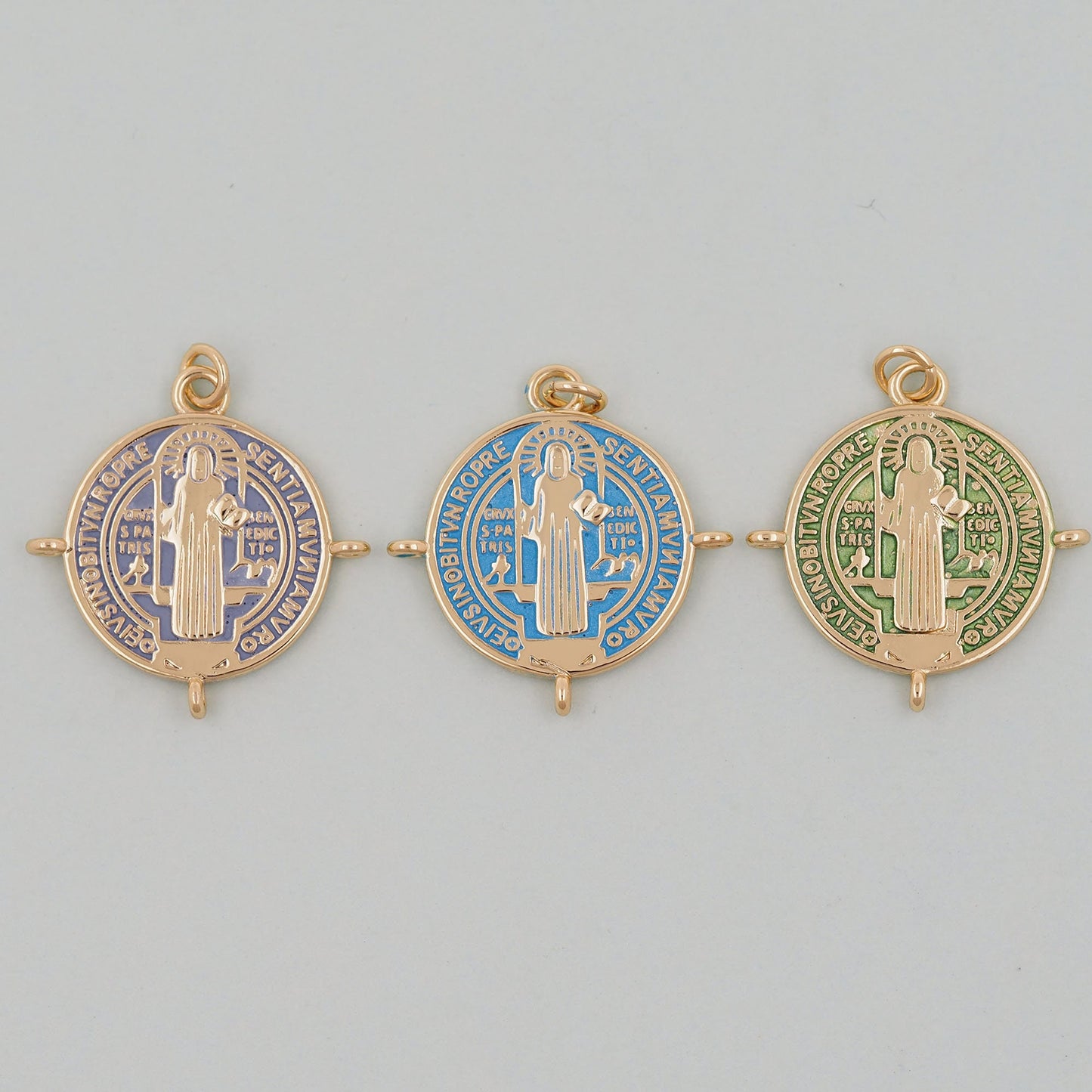Gold Jesus Charms,18K Gold Filled Pendant,Jesus Charm Bracelet Necklace for DIY Jewelry Making Supply