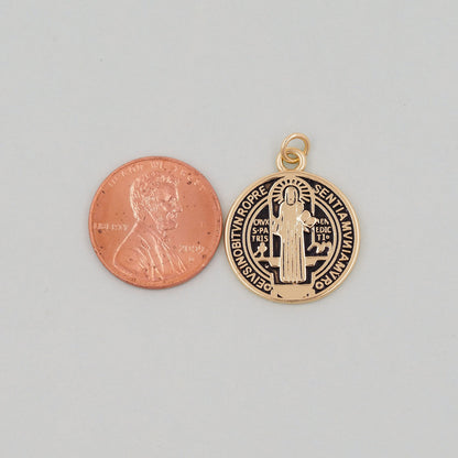 18K Gold Filled Charm Pendant for Jewelry Making