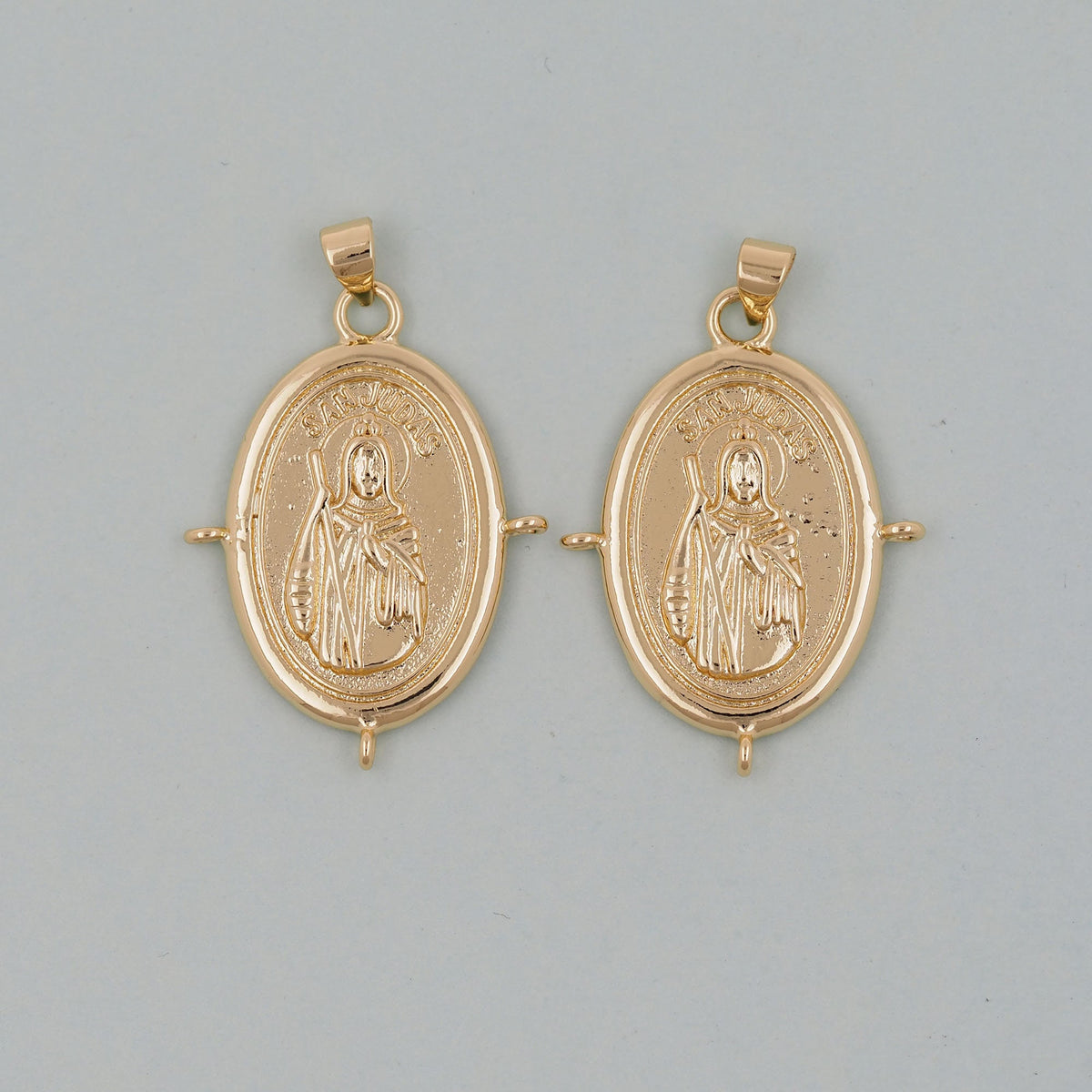 Gold  Jesus Carms,18K Gold Filled crystal Jesus Pendant,religious Charm Bracelet Necklace for DIY Jewelry Making Supply