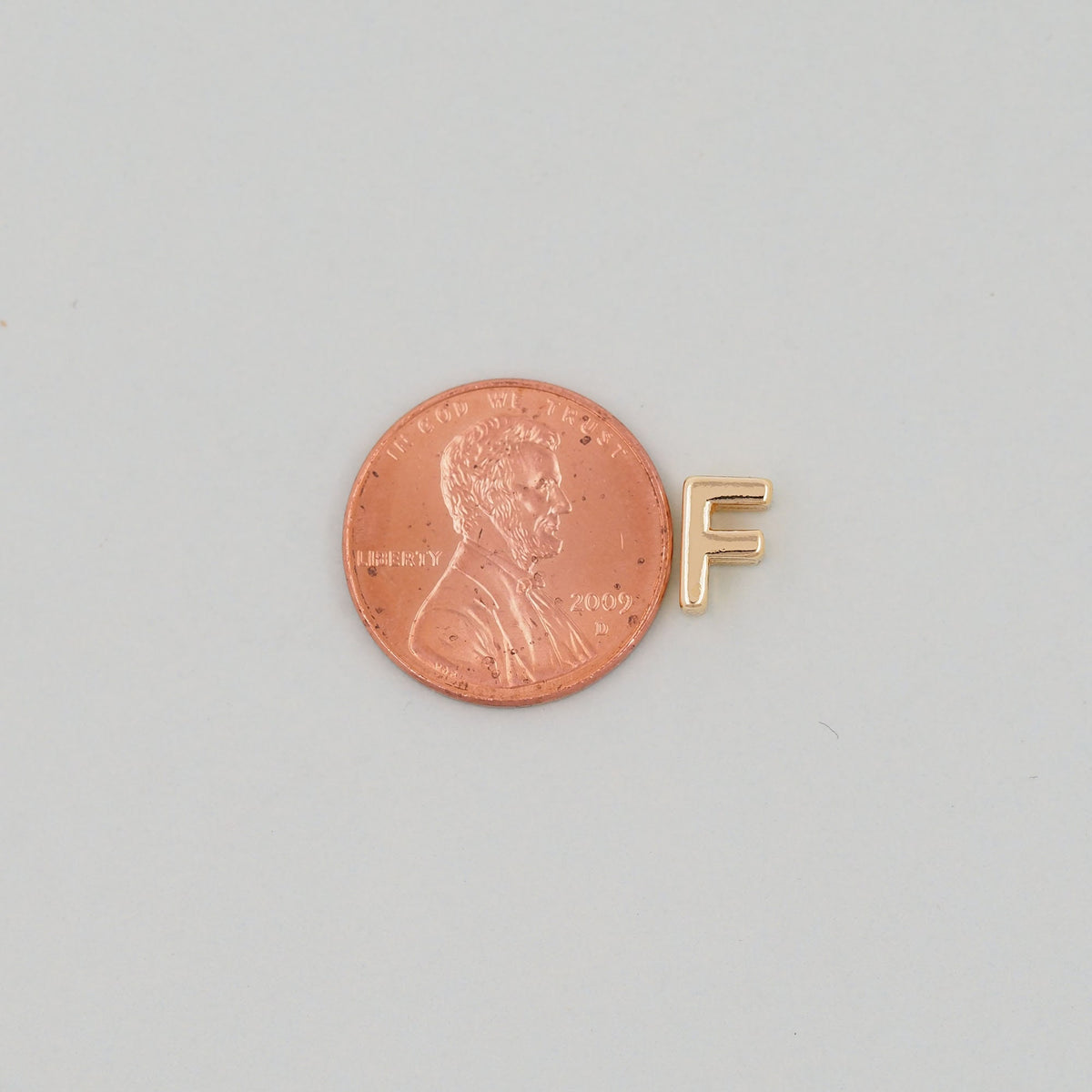 18K Gold Filled Letter Charm Pendant for Jewelry Making