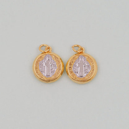 Gold Benedict Charms,18K Gold Filled Benedict Pendant,Benedict Charm Bracelet Necklace for DIY Jewelry Making Supply