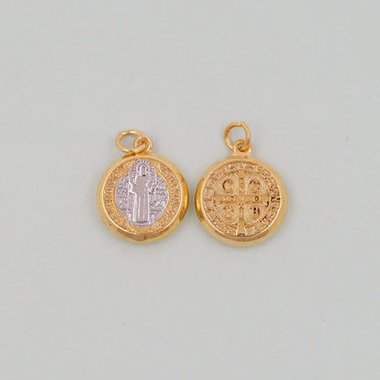 Gold Benedict Charms,18K Gold Filled Benedict Pendant,Benedict Charm Bracelet Necklace for DIY Jewelry Making Supply