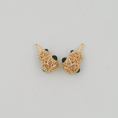 18K Gold Filled Charm Pendant for Jewelry Making