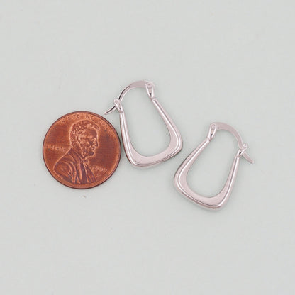 1pair 14K Gold Filled Thick Hoops Earrings,Gold Earrings,Dainty Hoops Huggie,Gold Huggies Hoop Earrings