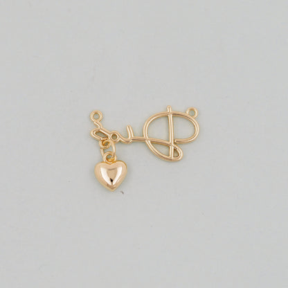 Gold stethoscope Charms,18K Gold Filled stethoscope Pendant,stethoscope Charm Bracelet Necklace for DIY Jewelry Making Supply