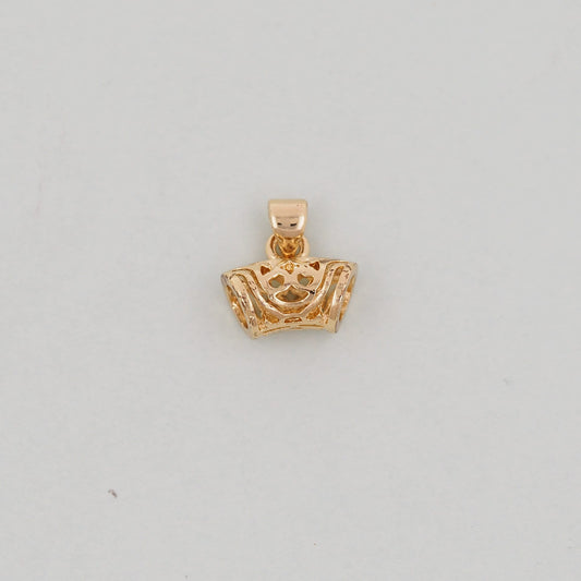 Gold hollow Charms,18K Gold Filled hollow Pendant,hollow Charm Bracelet Necklace for DIY Jewelry Making Supply