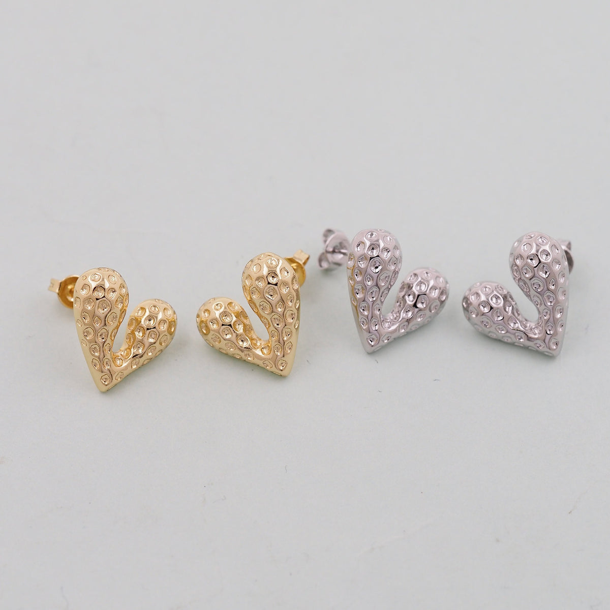 18K Gold Filled Heart Charm Pendant for Jewelry Making