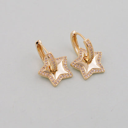 18K Gold Filled Star Charm Pendant for Jewelry Making
