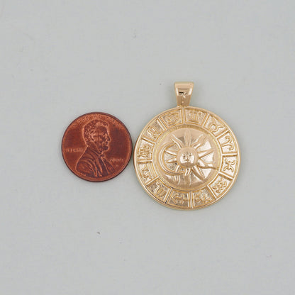 Gold Sun Charms,18K Gold Filled Sun Pendant,celestial  Charm Bracelet Necklace for DIY Jewelry Making Supply