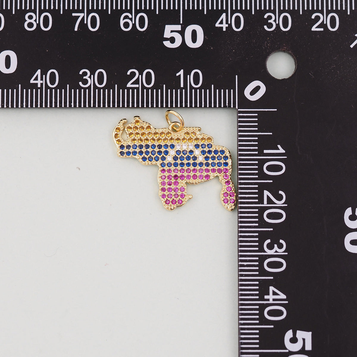 Gold Earth Charms,18K Gold Filled World Map Pendant,World Map Charm Bracelet Necklace for DIY Jewelry Making Supply