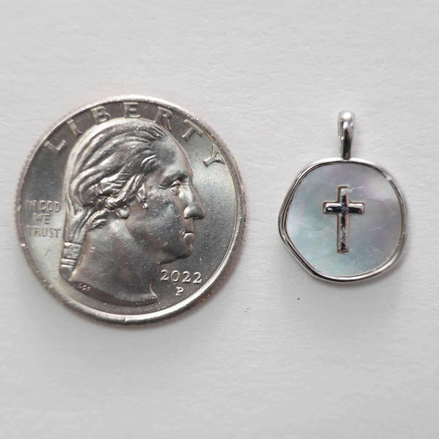 Silver Cross Charms,18K Gold Filled Cross Pendant,Cross Charm Bracelet Necklace for DIY Jewelry Making Supply