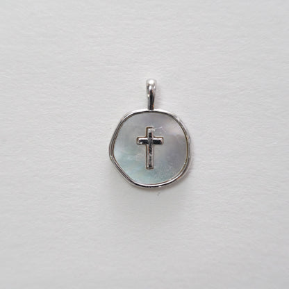 Silver Cross Charms,18K Gold Filled Cross Pendant,Cross Charm Bracelet Necklace for DIY Jewelry Making Supply