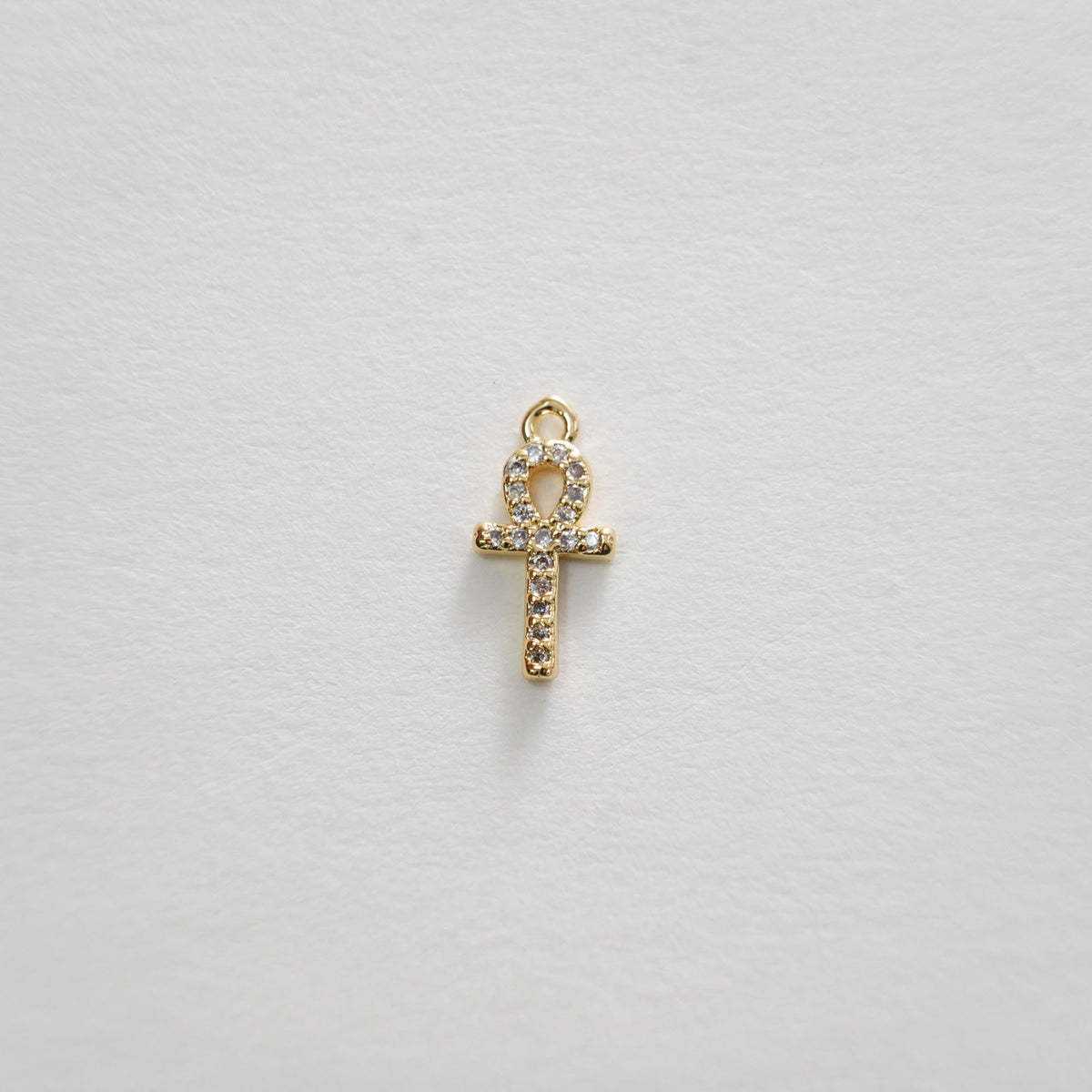 18K Gold Filled Cross Charm Pendant for Jewelry Making