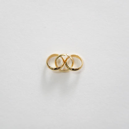 18K Gold Filled Heart Charm Pendant for Jewelry Making