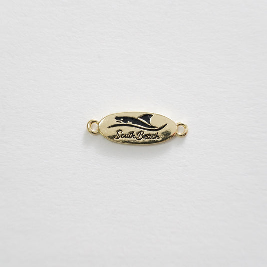 Gold Bar Connector Charms,18K Gold Filled Bar Pendant,Rectangle Charm Bracelet Necklace for DIY Jewelry Making Supply