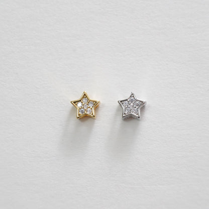 18K Gold Filled Star Spacer Beads 2 mm for Jewelry Making
