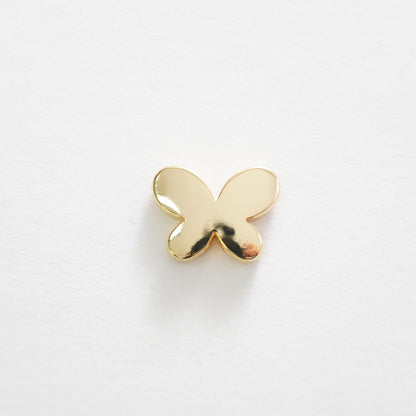 18K Gold Filled Butterfly Jewelry Beads 2 mm for Jewelry Making