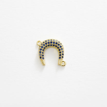 18K Gold Filled Moon Charm Pendant for Jewelry Making