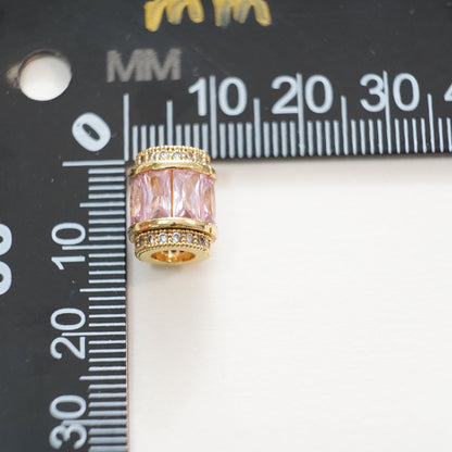 18K Gold Filled Hand CZ Charm Pendant for Jewelry Making