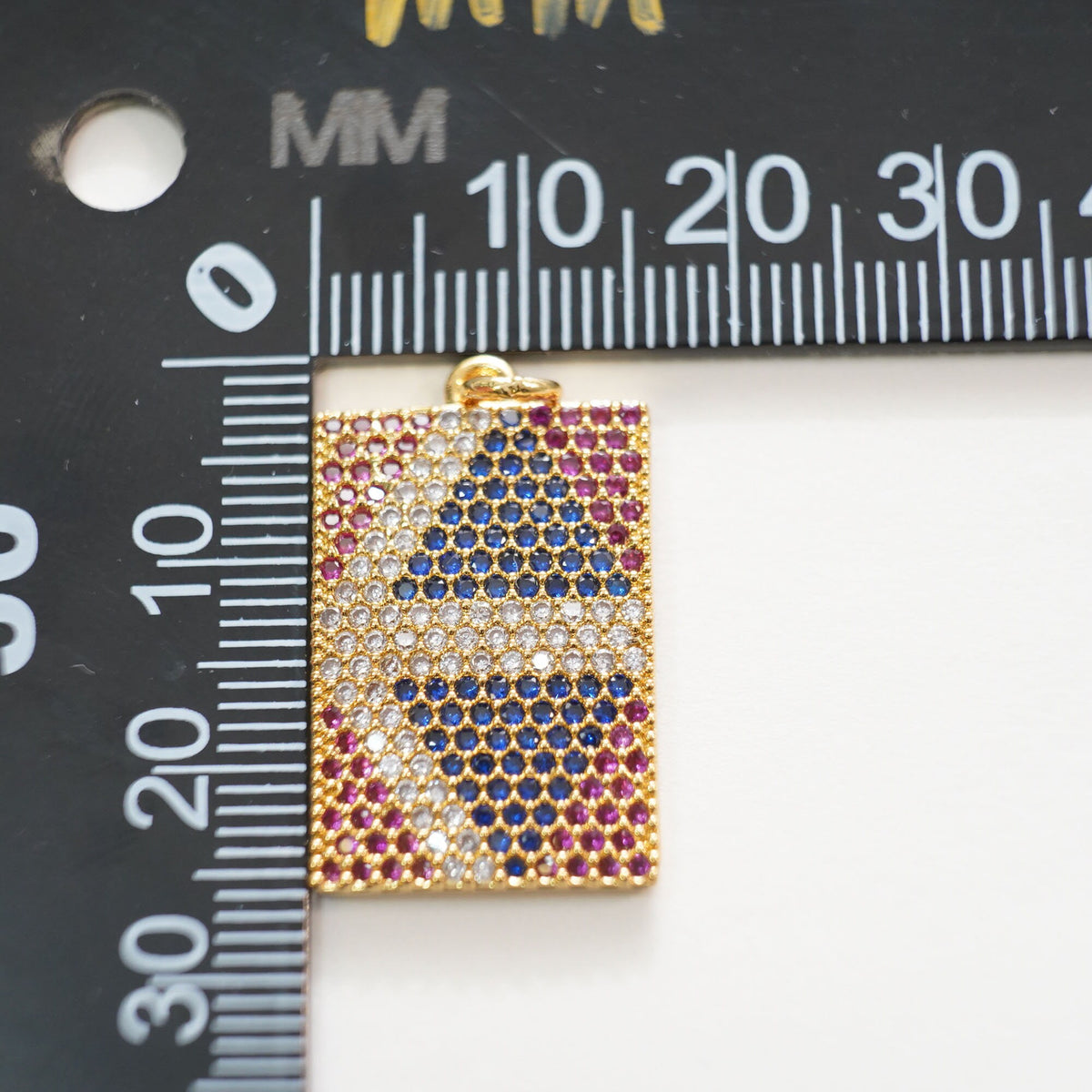 Gold Rectangle Arrow Charms,18K Gold Filled Arrow Pendant,Arrow  Charm Bracelet Necklace for DIY Jewelry Making Supply