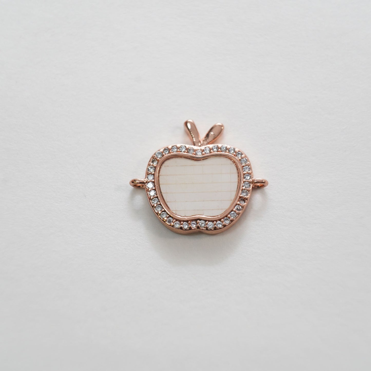 Gold apple Connector Charms,18K Gold Filled Shell apple Pendant Bracelet Necklace for DIY Jewelry Making Supply