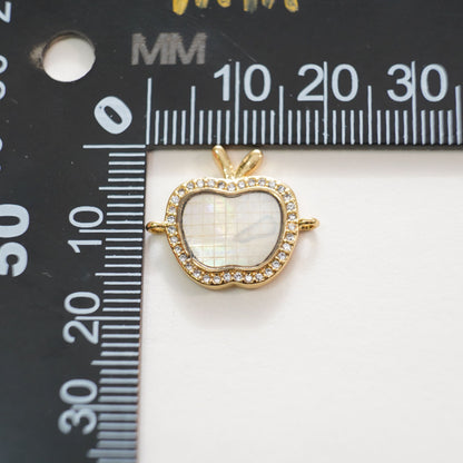 18K Gold Filled Shell Connector for Jewelry Making