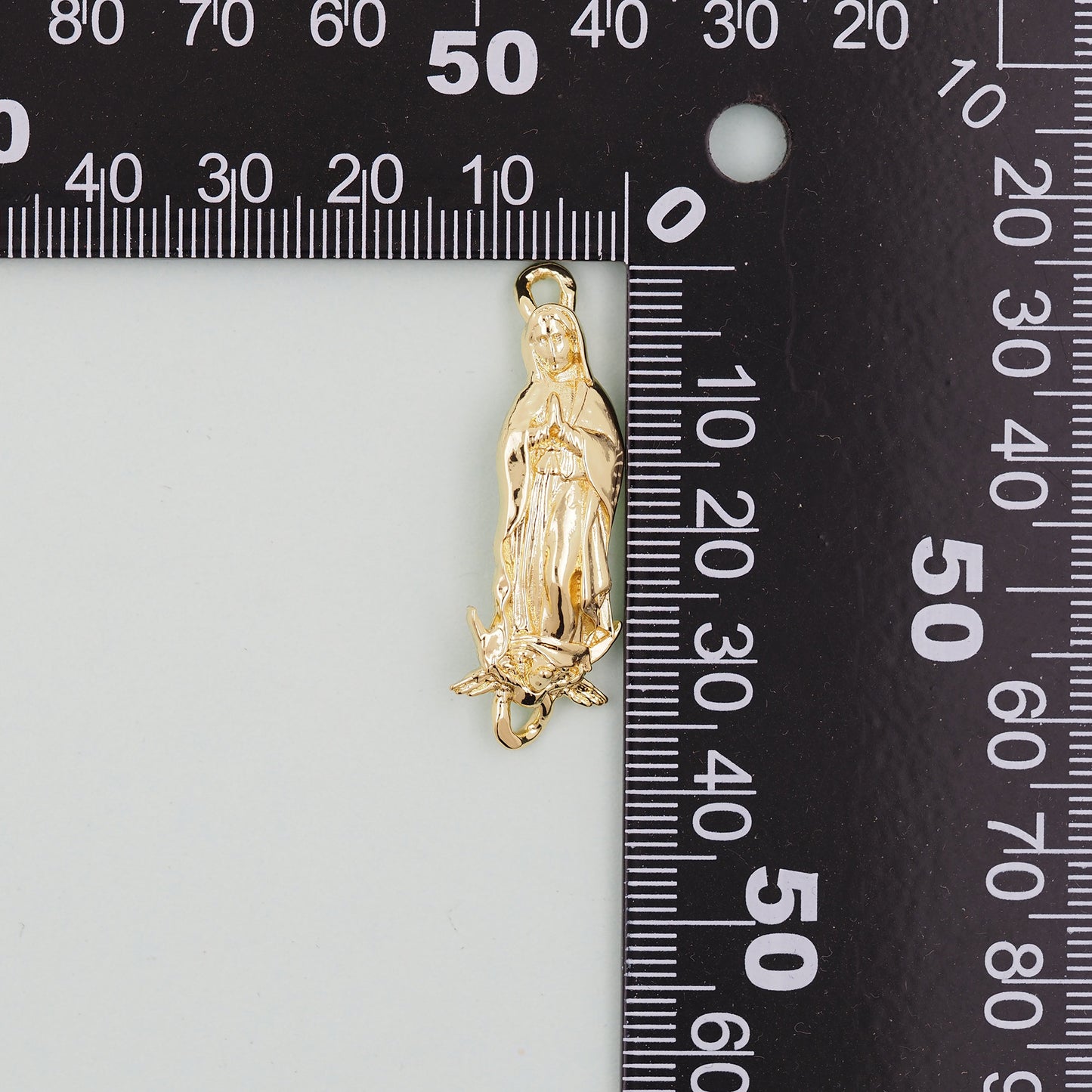 Gold virgin mary Charms,18K Gold Filled Our Lady Pendant Charm Bracelet Necklace for DIY Jewelry Making Supply