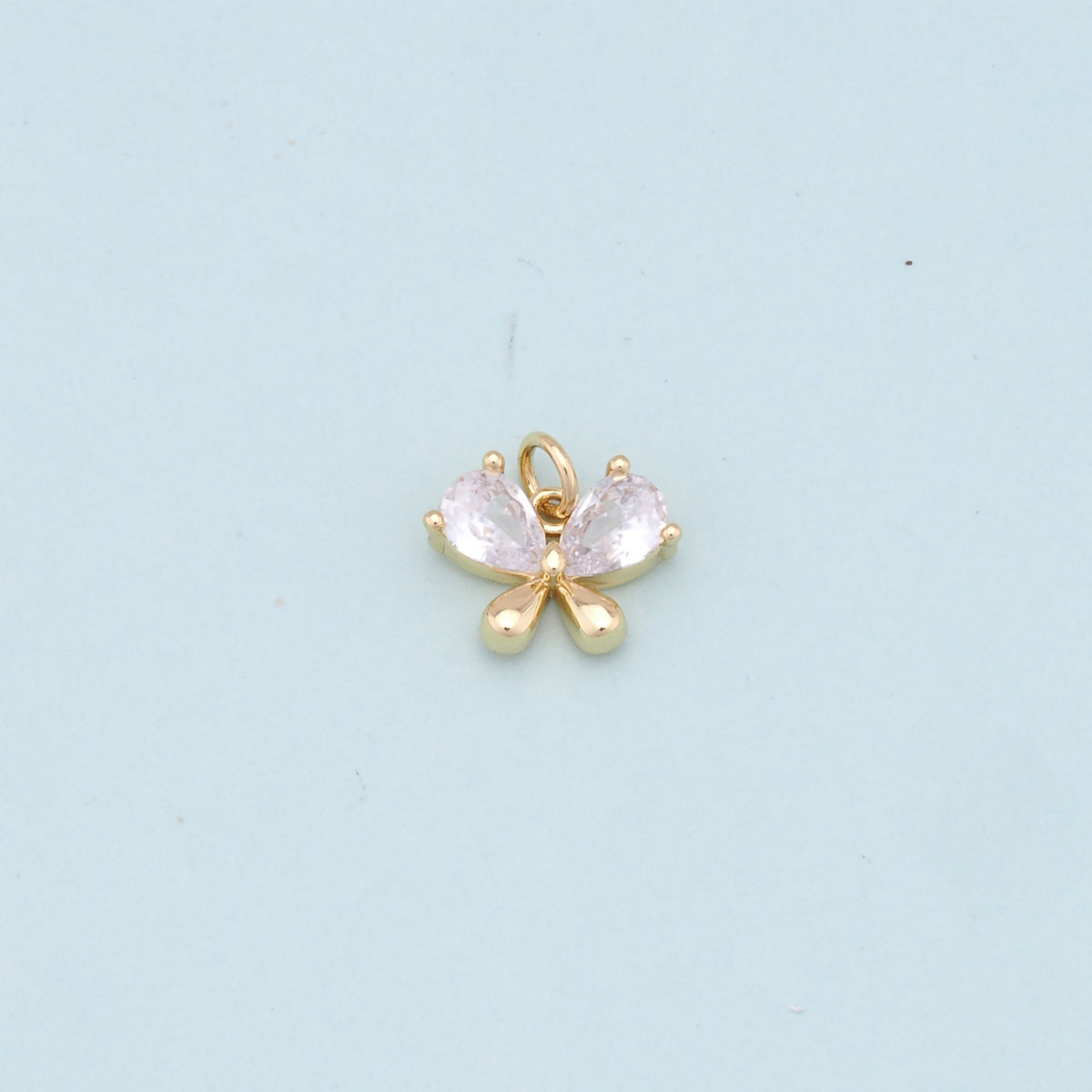 Gold Butterfly Charms,18K Gold Filled Butterfly Pendant,Butterfly Charm Bracelet Necklace for DIY Jewelry Making Supply