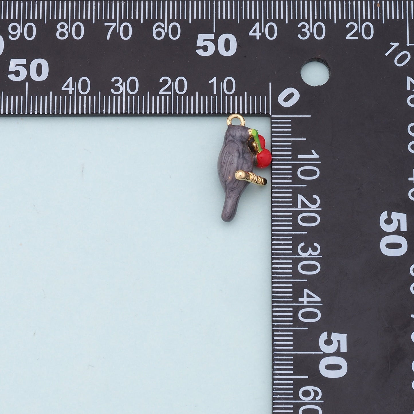 Gold Enamel bird Charms,18K Gold Filled Bird Pendant,Bird Charm Bracelet Necklace for DIY Jewelry Making Supply