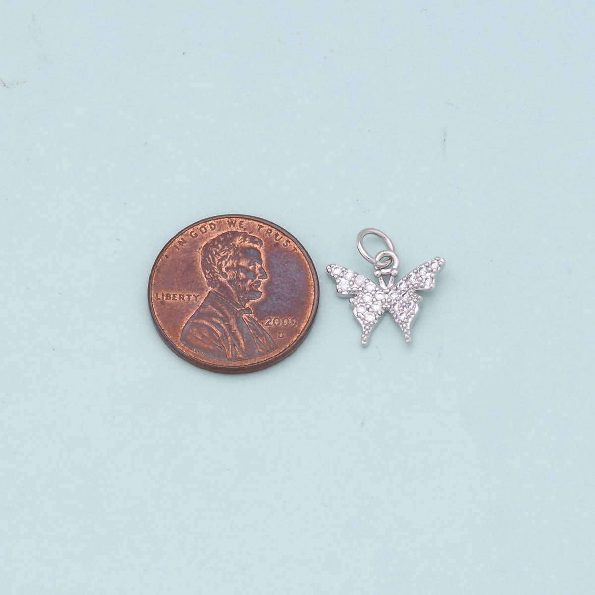 Gold Butterfly Charms,18K Gold Filled Butterfly Pendant,Butterfly Charm Bracelet Necklace for DIY Jewelry Making Supply