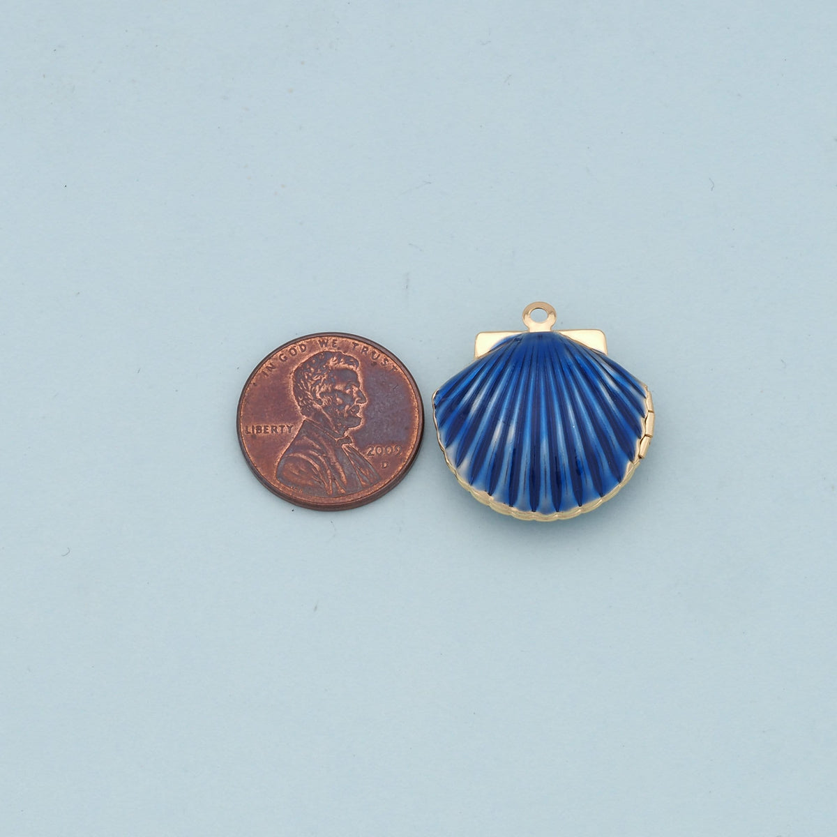 Gold Shell Charms,18K Gold Filled Conch Shell Pendant,Conch Shell Charm Bracelet Necklace for DIY Jewelry Making Supply