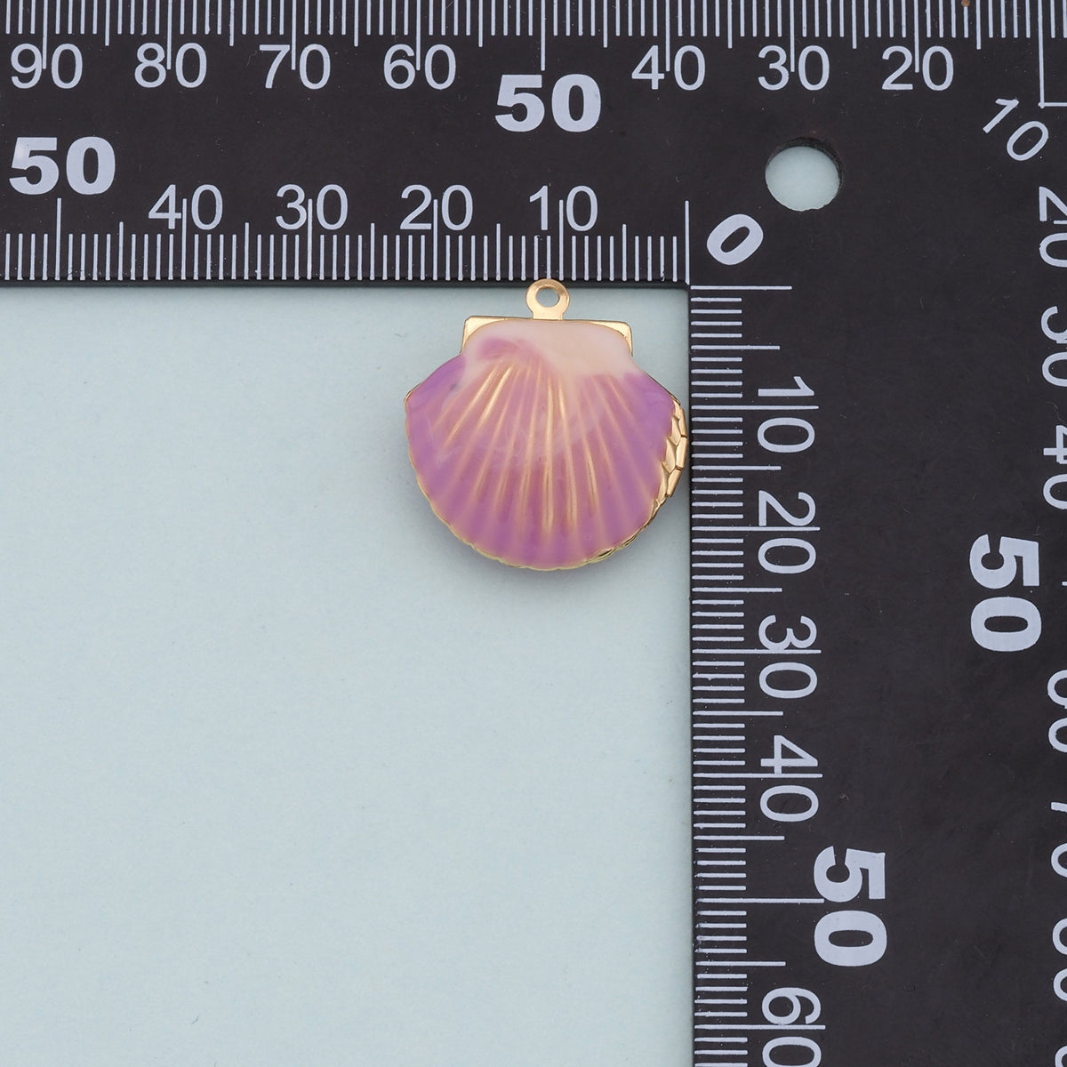 Gold Shell Charms,18K Gold Filled Conch Shell Pendant,Conch Shell Charm Bracelet Necklace for DIY Jewelry Making Supply