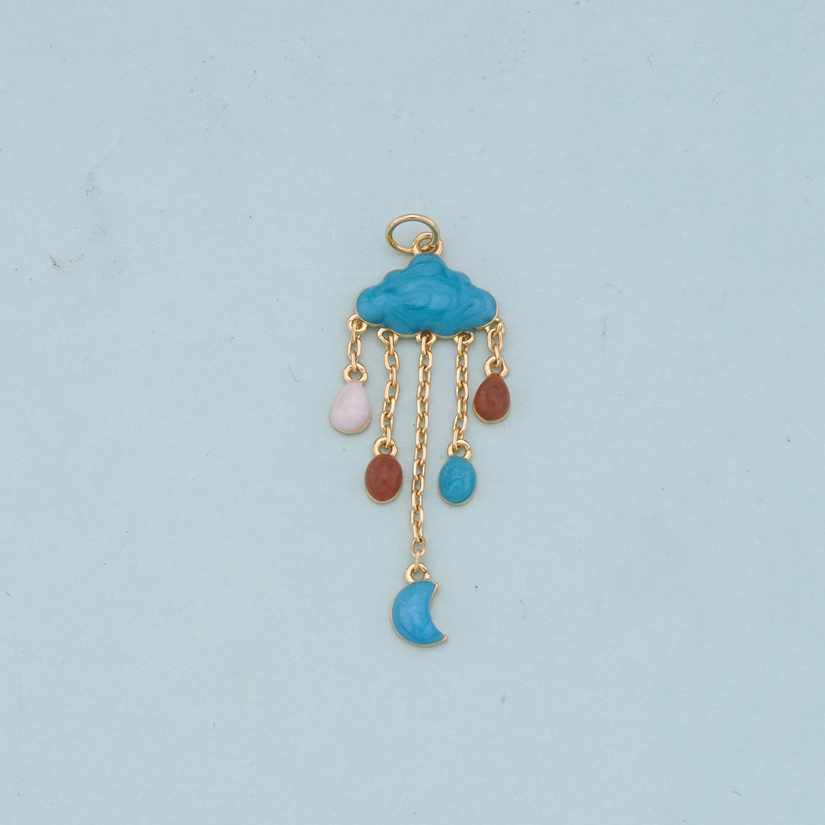 18K Gold Filled Hand Charm Pendant for Jewelry Making