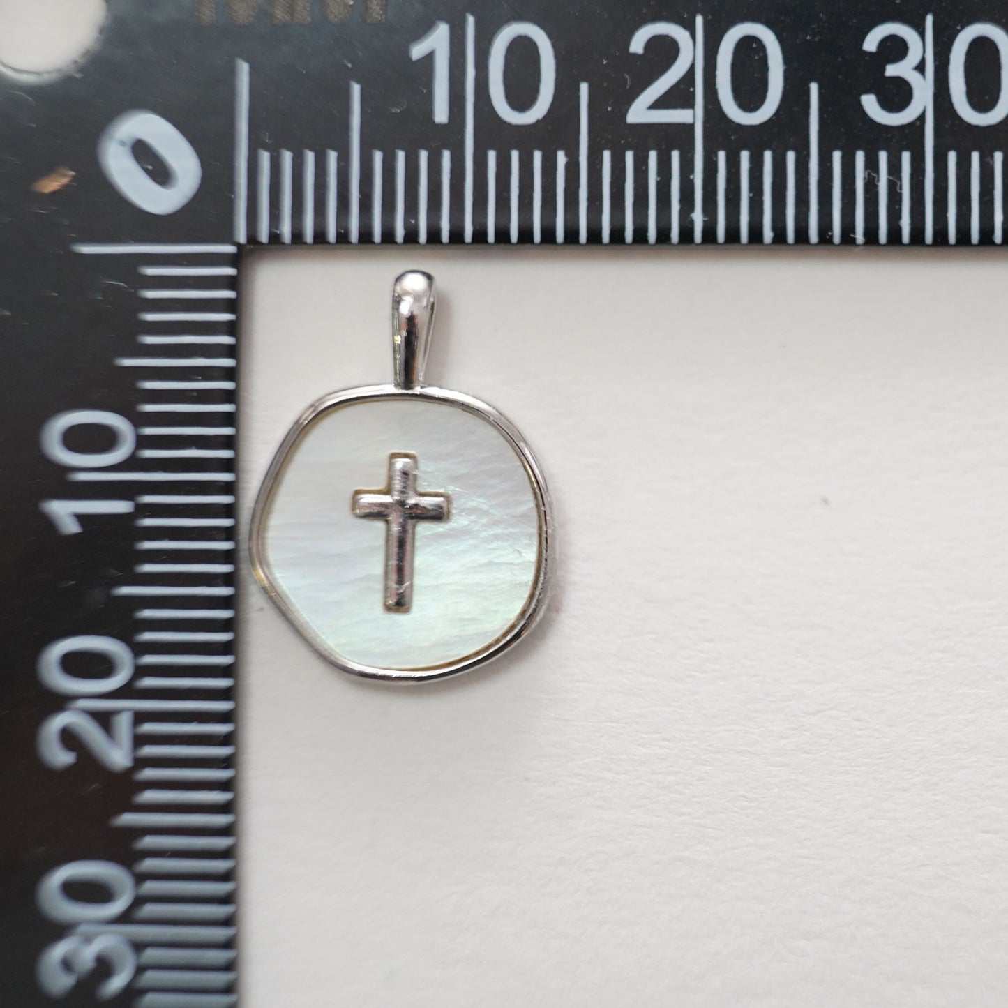 Silver Cross Charms,18K Gold Filled Cross Pendant,Cross Charm Bracelet Necklace for DIY Jewelry Making Supply