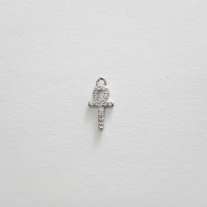 18K Gold Filled Cross Charm Pendant for Jewelry Making