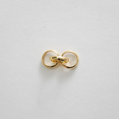 18K Gold Filled Heart Charm Pendant for Jewelry Making