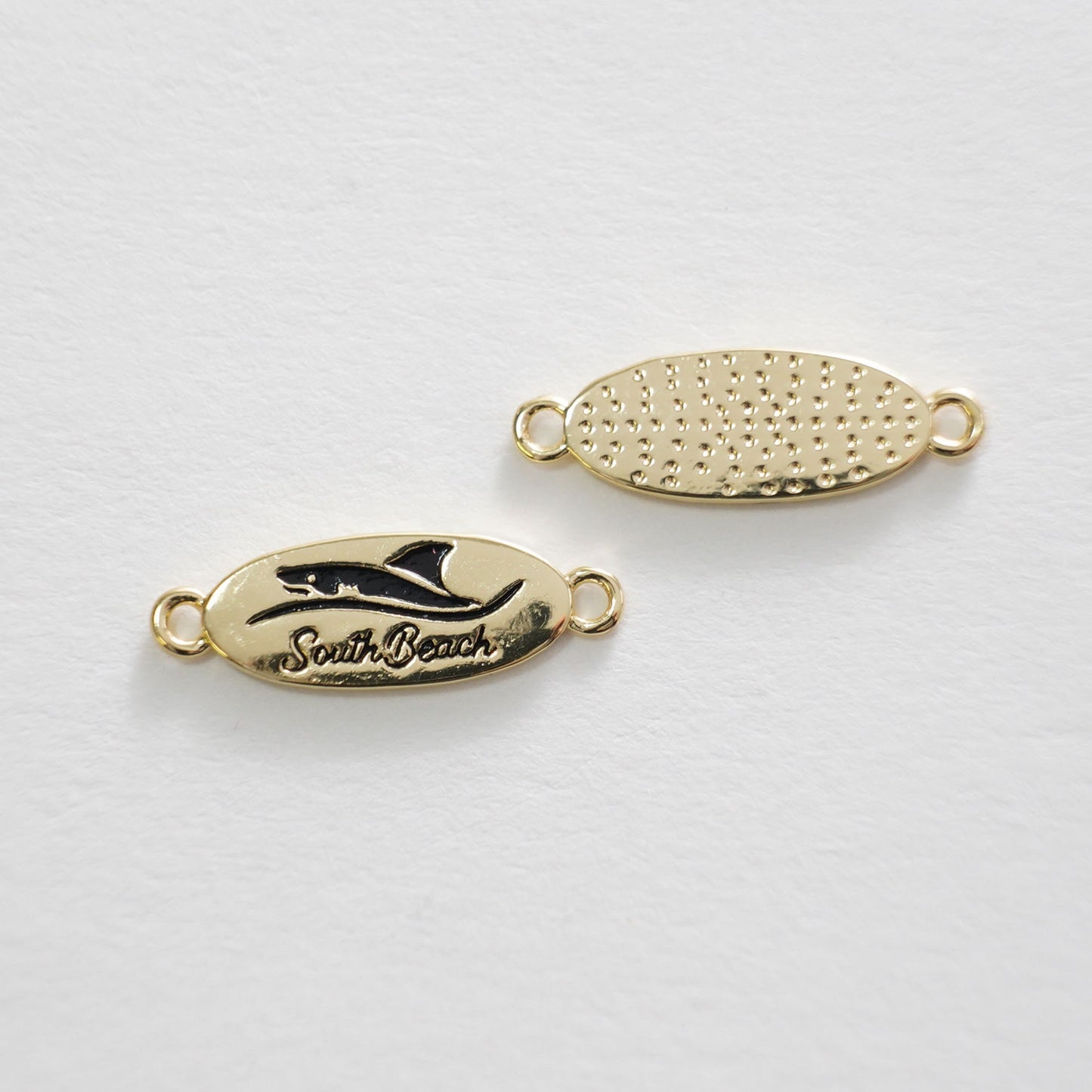 Gold Bar Connector Charms,18K Gold Filled Bar Pendant,Rectangle Charm Bracelet Necklace for DIY Jewelry Making Supply