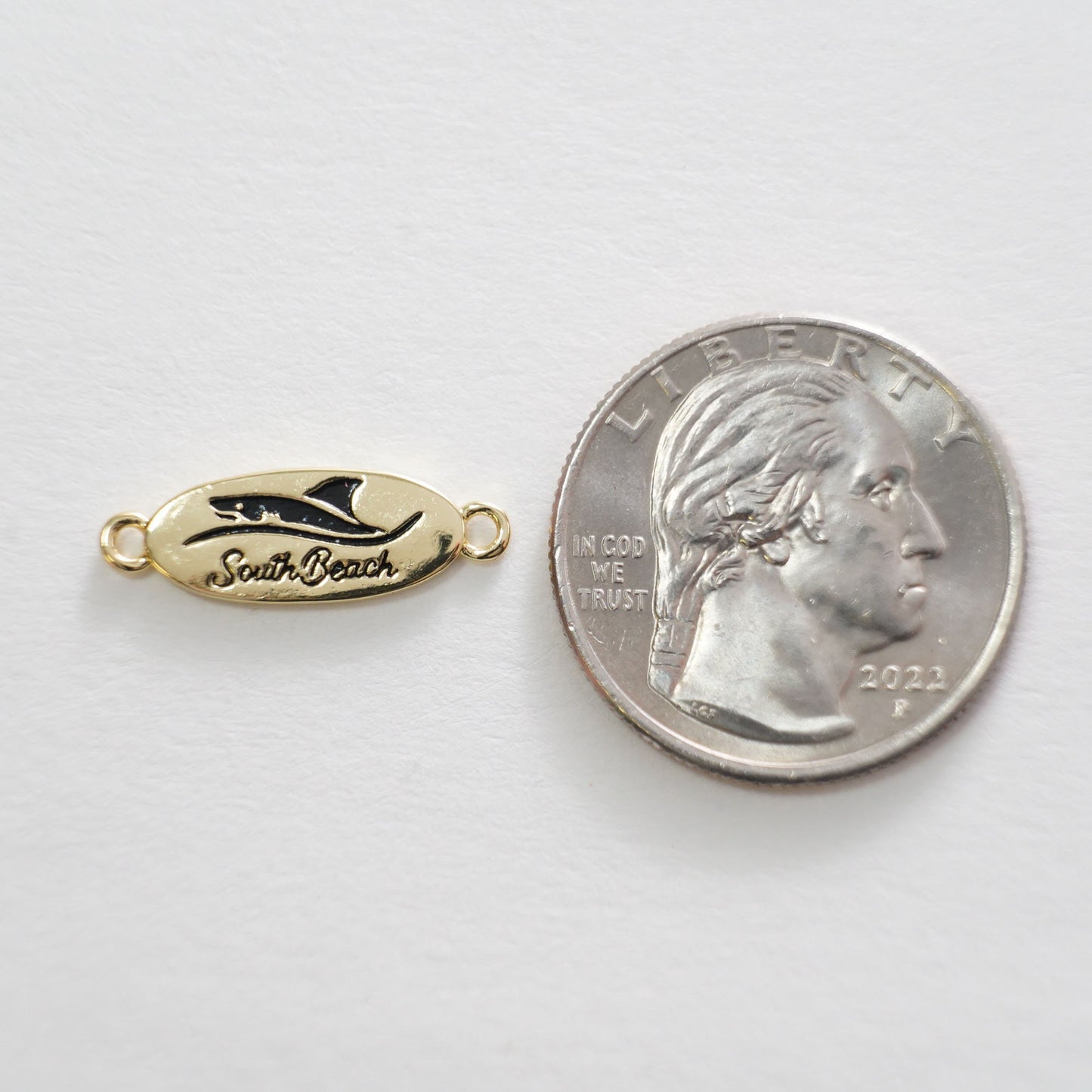 Gold Bar Connector Charms,18K Gold Filled Bar Pendant,Rectangle Charm Bracelet Necklace for DIY Jewelry Making Supply