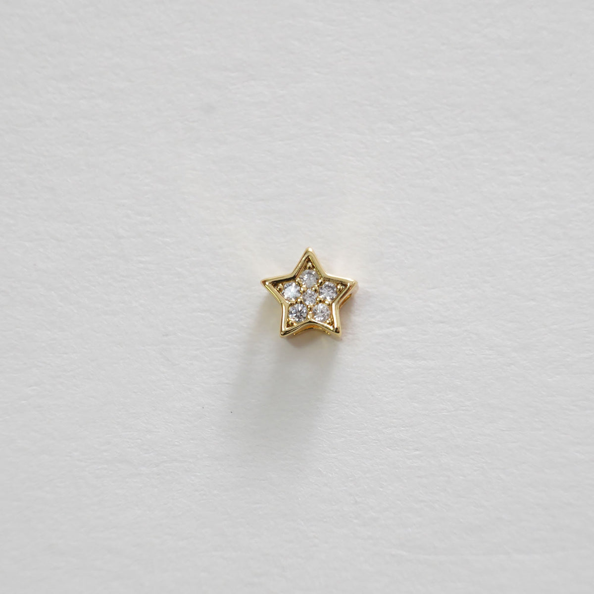 18K Gold Filled Star Spacer Beads 2 mm for Jewelry Making